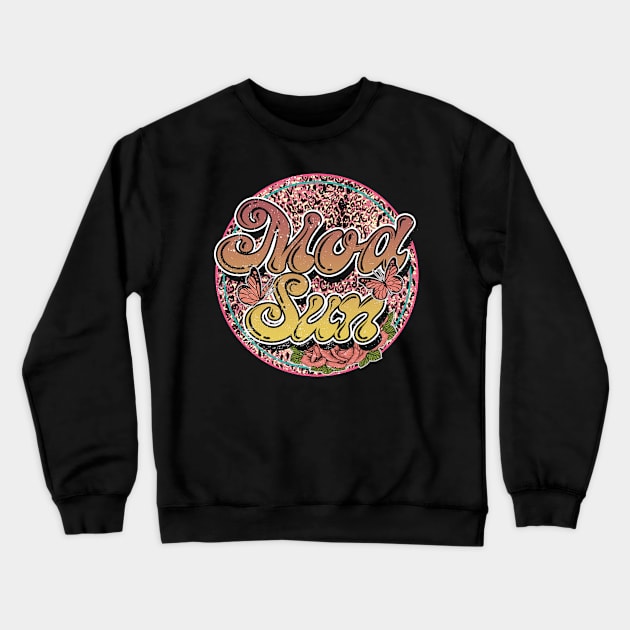 Graphic Proud Name Mod Flower Birthday 70s 80s 90s Vintage Styles Crewneck Sweatshirt by Gorilla Animal